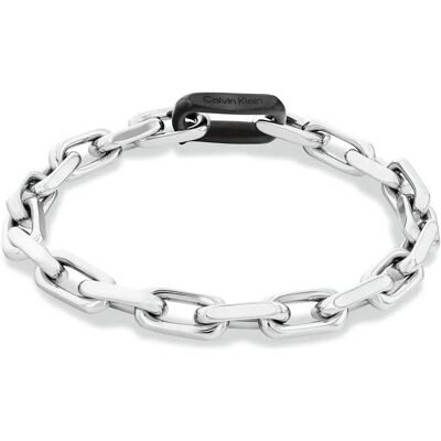 Calvin Klein Collana Aspire Silver / Black One Size Calvin Klein Collana Aspire Silver / Black One Size