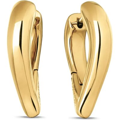 Calvin Klein Orecchini Sculptured Drops Gold One Size Calvin Klein Orecchini Sculptured Drops Gold One Size