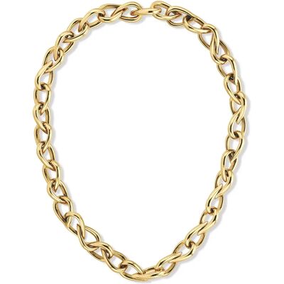 Calvin Klein Collana Sculptured Drops Gold One Size Calvin Klein Collana Sculptured Drops Gold One Size