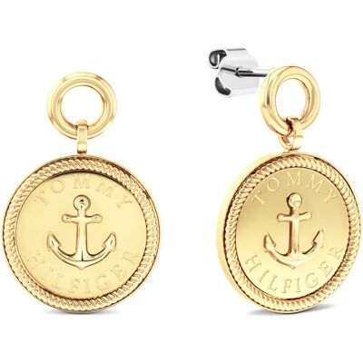 Tommy Hilfiger Orecchini 2781032 Gold One Size Tommy Hilfiger Orecchini 2781032 Gold One Size