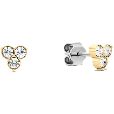 Tommy Hilfiger Orecchini 2781033 Gold / White Crystals One Size Tommy Hilfiger Orecchini 2781033 Gold / White Crystals One Size