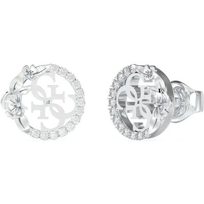 Guess Orecchini Love g Flowers Studs Silver One Size Guess Orecchini Love g Flowers Studs Silver One Size