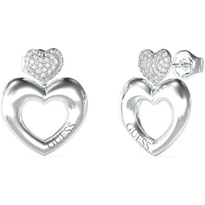 Guess Orecchini Crazy In Love Jube05209 Silver One Size Guess Orecchini Crazy In Love Jube05209 Silver One Size