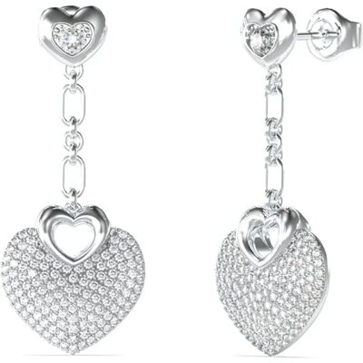 Guess Orecchini Crazy In Love Jube05210 Silver One Size Guess Orecchini Crazy In Love Jube05210 Silver One Size