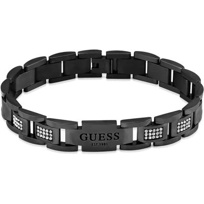 Guess Braccialetto Frontiers Gunmetal One Size Guess Braccialetto Frontiers Gunmetal One Size