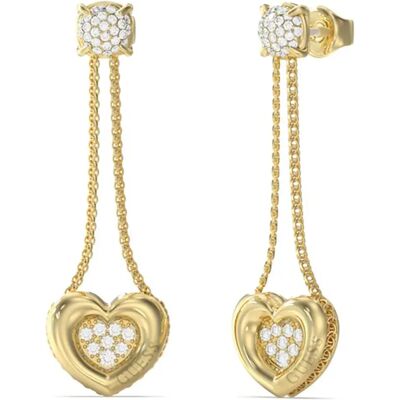 Guess Orecchini Love Jube0562 Gold One Size Guess Orecchini Love Jube0562 Gold One Size