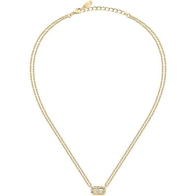 Karl Lagerfeld Collana Klayc12 Silver / Gold / White One Size Karl Lagerfeld Collana Klayc12 Silver / Gold / White One Size