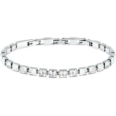 Karl Lagerfeld Braccialetto Klayc2 Silver / White One Size Karl Lagerfeld Braccialetto Klayc2 Silver / White One Size
