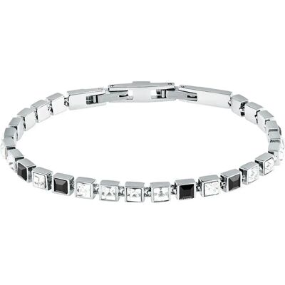 Karl Lagerfeld Braccialetto Klayc27 Silver / White / Black One Size Karl Lagerfeld Braccialetto Klayc27 Silver / White / Black One Size