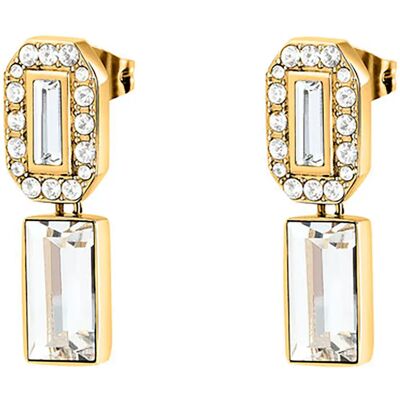Karl Lagerfeld Orecchini Klayc0 Silver / Gold / White One Size Karl Lagerfeld Orecchini Klayc0 Silver / Gold / White One Size