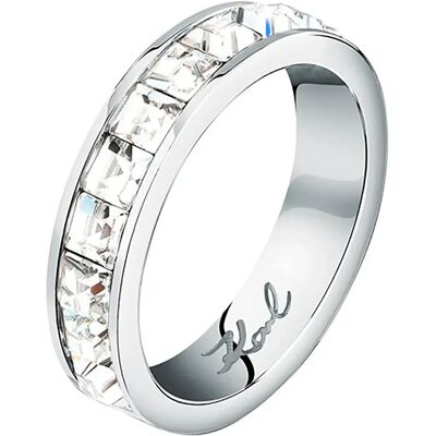 Karl Lagerfeld Anello Klayc510 Silver / White 14 Karl Lagerfeld Anello Klayc510 Silver / White 14