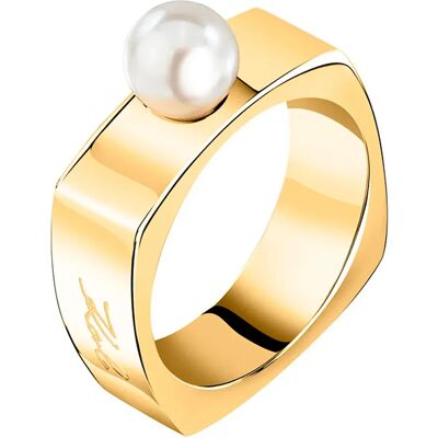 Karl Lagerfeld Anello Klayr160 Silver / Gold / White 16 Karl Lagerfeld Anello Klayr160 Silver / Gold / White 16