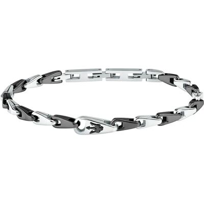 Maserati Braccialetto Iconic Silver / Gunmetal One Size Maserati Braccialetto Iconic Silver / Gunmetal One Size