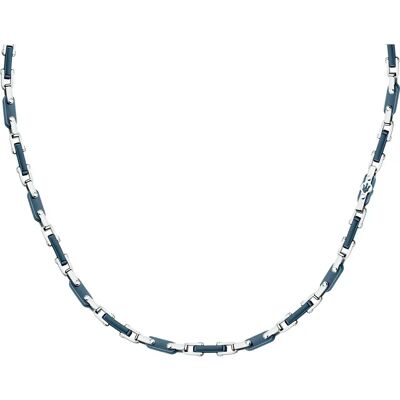 Maserati Collana Jm226atz73 Silver / Blue One Size Maserati Collana Jm226atz73 Silver / Blue One Size