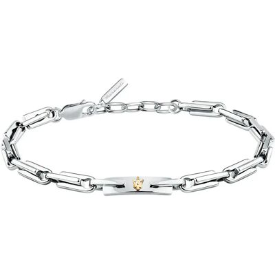Maserati Braccialetto Jm25avd108 Silver / Gold One Size Maserati Braccialetto Jm25avd108 Silver / Gold One Size