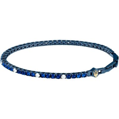 Maserati Braccialetto Tennis Silver / Blue / Gold / White One Size Maserati Braccialetto Tennis Silver / Blue / Gold / White One Size