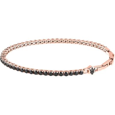 Maserati Braccialetto Tennis Silver / Rose Gold / Black One Size Maserati Braccialetto Tennis Silver / Rose Gold / Black One Size