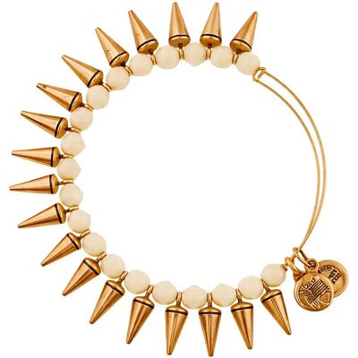 Alex And Ani Braccialetto A12eb9rg Gold / Beige One Size Alex And Ani Braccialetto A12eb9rg Gold / Beige One Size