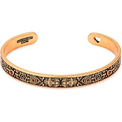 Alex And Ani Braccialetto Skull Gold One Size Alex And Ani Braccialetto Skull Gold One Size