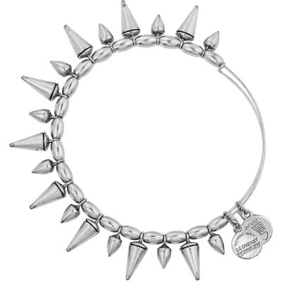 Alex And Ani Braccialetto Spike Coura Silver One Size Alex And Ani Braccialetto Spike Coura Silver One Size