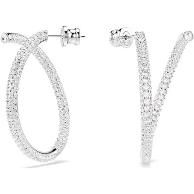 Swarovski Orecchini Dextera Silver One Size Swarovski Orecchini Dextera Silver One Size