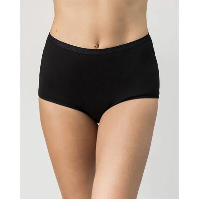 Playtex Mutande A Vita Alta Maxi Organic Cotton 2 Unità Black 4XL Playtex Mutande A Vita Alta Maxi Organic Cotton 2 Unità Black 4XL