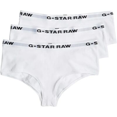 G-star Slip Da Donna D2081-d516 3 Unità White / White / White S G-star Slip Da Donna D2081-d516 3 Unità White / White / White S