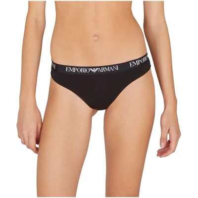 Emporio Armani Tanga Ew00002_af13033 2 Unità Black / Black XL Emporio Armani Tanga Ew00002_af13033 2 Unità Black / Black XL