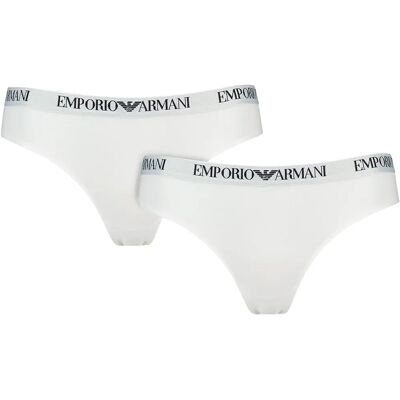 Emporio Armani Tanga Ew00002_af13033 2 Unità White / White M Emporio Armani Tanga Ew00002_af13033 2 Unità White / White M