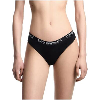 Emporio Armani Slip Da Donna Ew00003_af13033 2 Unità Black / Black M Emporio Armani Slip Da Donna Ew00003_af13033 2 Unità Black / Black M