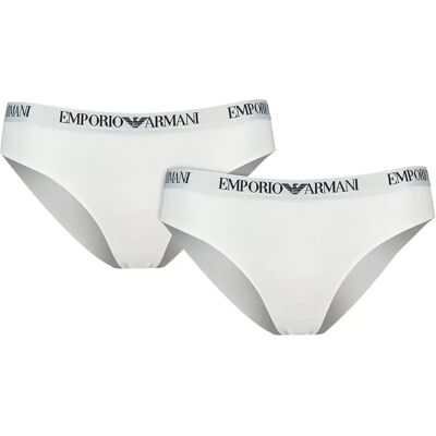 Emporio Armani Slip Da Donna Ew00003_af13033 2 Unità White / White M Emporio Armani Slip Da Donna Ew00003_af13033 2 Unità White / White M