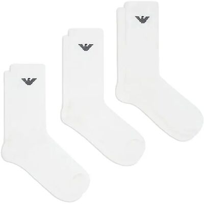 Emporio Armani Calzini Em00055_af199 White / White / White EU 39-46 Emporio Armani Calzini Em00055_af199 White / White / White EU 39-46