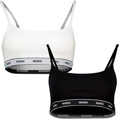 Hugo Reggiseno 5055691 Bralette Red 2 Unità Open White XL Hugo Reggiseno 5055691 Bralette Red 2 Unità Open White XL