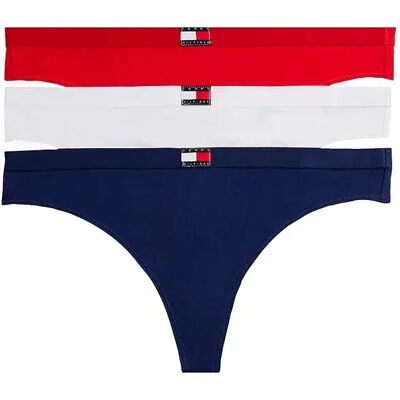 Tommy Hilfiger Tanga Uw0uw06139 3 Unità White / Primary Red / Preppy Navy XS Tommy Hilfiger Tanga Uw0uw06139 3 Unità White / Primary Red / Preppy Navy XS