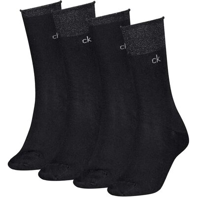 Calvin Klein Calzini Holiday Lurex Paia Black EU 36-41 Calvin Klein Calzini Holiday Lurex Paia Black EU 36-41