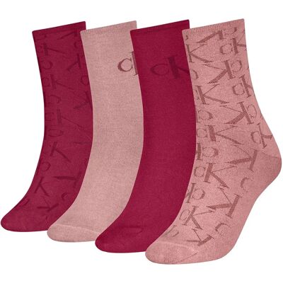 Calvin Klein Calzini Holiday Paia Berry Red Combo EU 36-41 Calvin Klein Calzini Holiday Paia Berry Red Combo EU 36-41