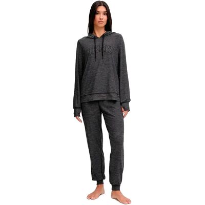 DKNY Pigiama A Maniche Lunghe Yi80065 Faded Black L DKNY Pigiama A Maniche Lunghe Yi80065 Faded Black L
