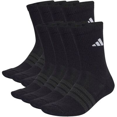 Adidas Calzini Crew Essentials Cushioned 10 Unità Black / White EU 37-39 Adidas Calzini Crew Essentials Cushioned 10 Unità Black / White EU 37-39