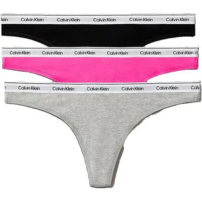 Calvin Klein Tanga Lv00qd5209 3 Unità Black / Grey Heather / Stunning Orchid XS Calvin Klein Tanga Lv00qd5209 3 Unità Black / Grey Heather / Stunning Orchid XS