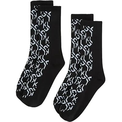 Karl Lagerfeld Jeans Calzini Lunghi B1w7028 2 Paia Klj Standard / Monogram / Blk EU 35-41 Karl Lagerfeld Jeans Calzini Lunghi B1w7028 2 Paia Klj Standard / Monogram / Blk EU 35-41
