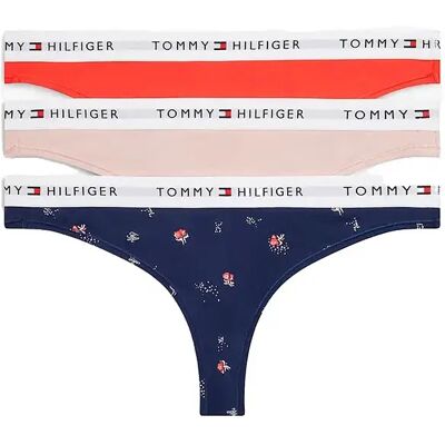 Tommy Hilfiger Tanga Uw0uw05530 3 Unità Mini Floral / Fire Red / Foggy Pink S Tommy Hilfiger Tanga Uw0uw05530 3 Unità Mini Floral / Fire Red / Foggy Pink S