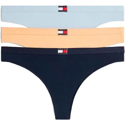 Tommy Hilfiger Tanga Uw0uw06139 3 Unità Breezy Blue / Cab Orange / D N Navy M Tommy Hilfiger Tanga Uw0uw06139 3 Unità Breezy Blue / Cab Orange / D N Navy M