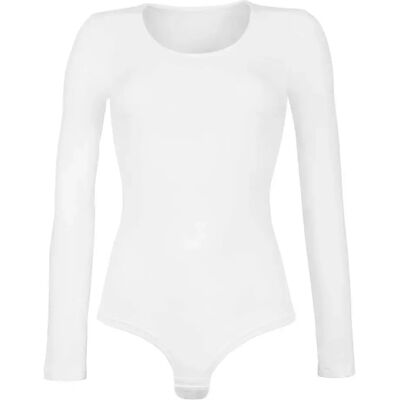 Cotonella Body A Maniche Lunghe 3506 White S Cotonella Body A Maniche Lunghe 3506 White S