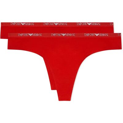 Emporio Armani Tanga Ew00002_af1902 2 Unità Coral / Coral L Emporio Armani Tanga Ew00002_af1902 2 Unità Coral / Coral L