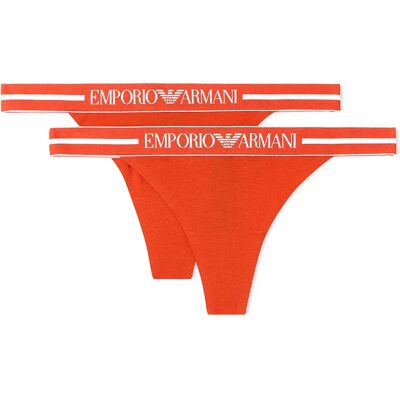 Emporio Armani Tanga Ew00005_af19023 2 Unità Coral / Coral XL Emporio Armani Tanga Ew00005_af19023 2 Unità Coral / Coral XL