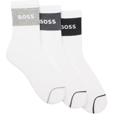 Boss Calzini Corti Rib Melange 3 Paia Open Miscellaneous EU 40-46 Boss Calzini Corti Rib Melange 3 Paia Open Miscellaneous EU 40-46