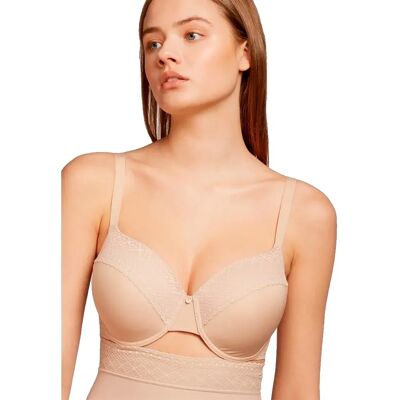 Gisela Reggiseno Back-reducing Cups C&d Nude 105 Gisela Reggiseno Back-reducing Cups C&d Nude 105