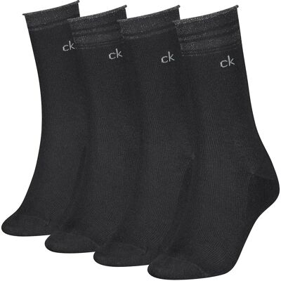Calvin Klein Calzini Lurex Stripe Paia Black EU 36-41 Calvin Klein Calzini Lurex Stripe Paia Black EU 36-41