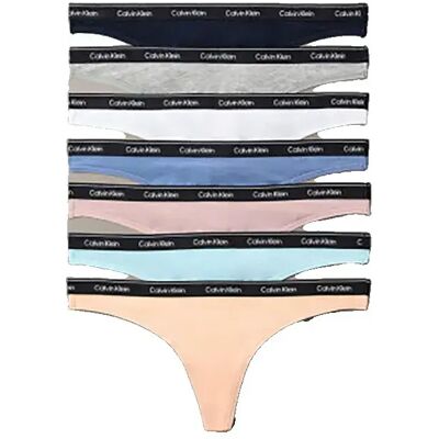 Calvin Klein Tanga Lv00qd5319 7 Unità Shoreline / Grey Heather / Antarctic Blue XL Calvin Klein Tanga Lv00qd5319 7 Unità Shoreline / Grey Heather / Antarctic Blue XL