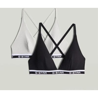 G-star Reggiseno D2907-01 Triangle Bralette 2 Unità Multicolor 4 S G-star Reggiseno D2907-01 Triangle Bralette 2 Unità Multicolor 4 S